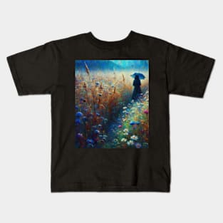 Life of Blue - Impressionism Kids T-Shirt